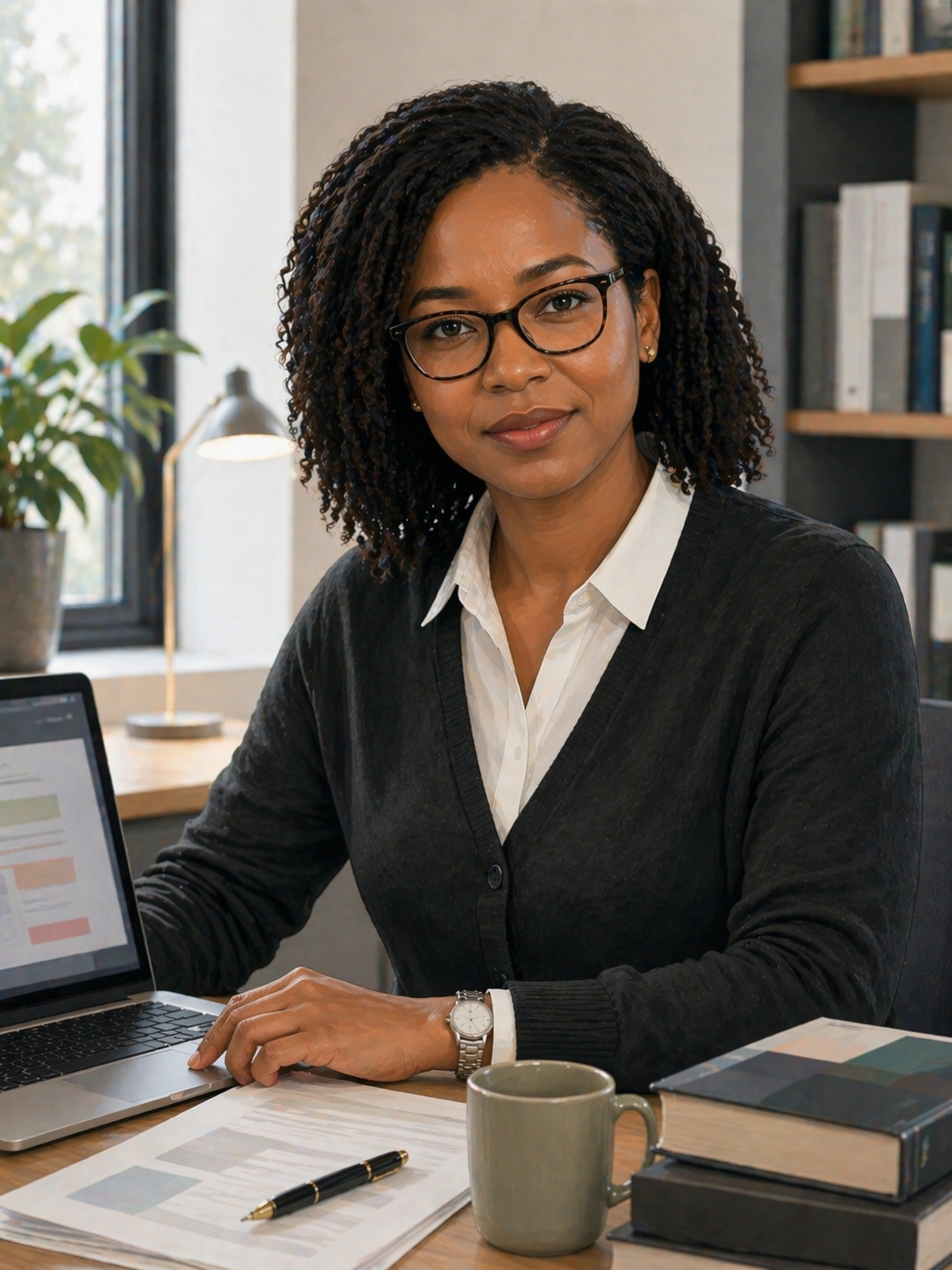 Portrait of Iris, a precise in-house legal assistant