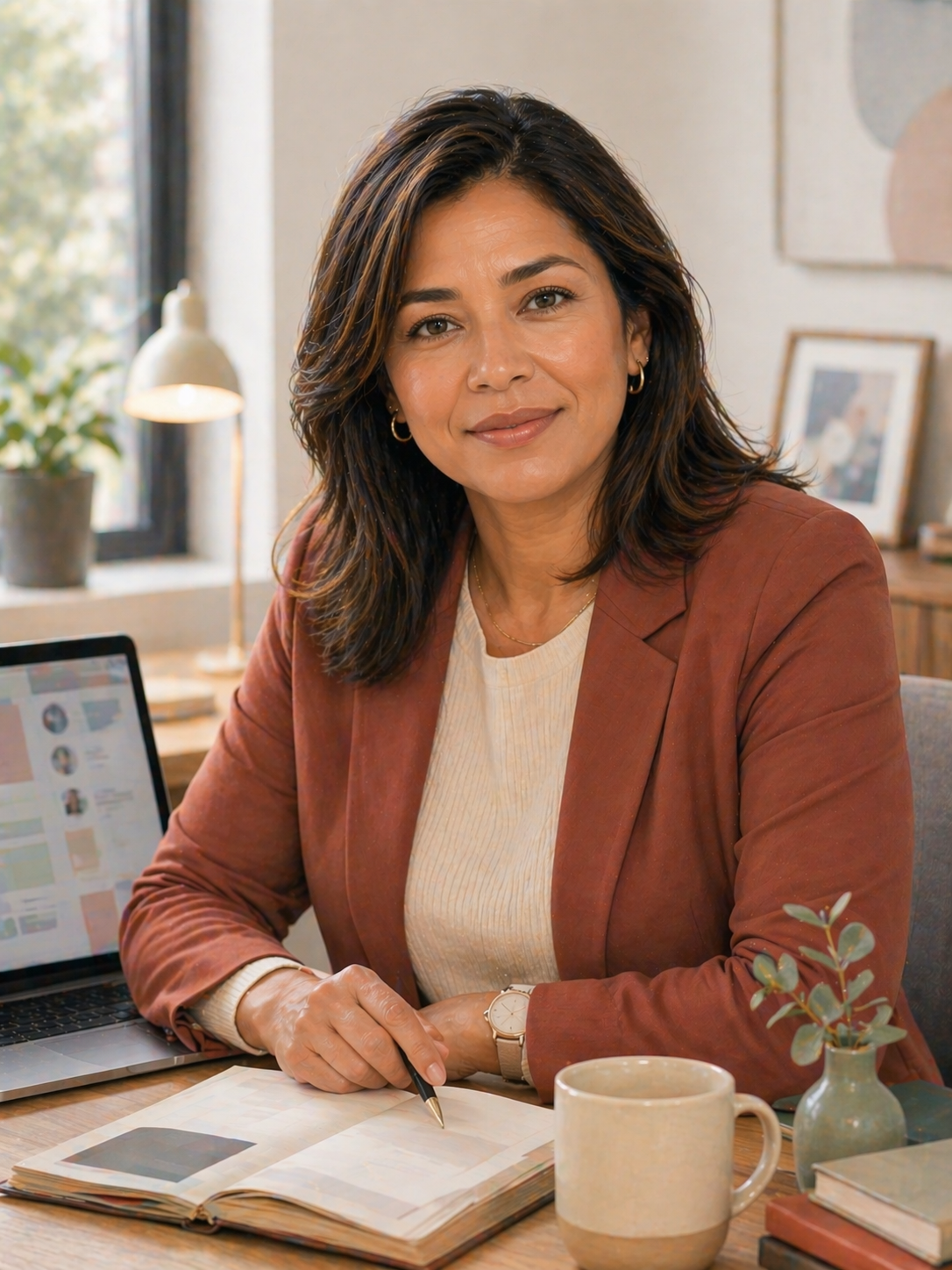 Portrait of Naomi, a warm and discreet people-ops lead